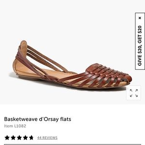 Basketweave d'Orsay flats